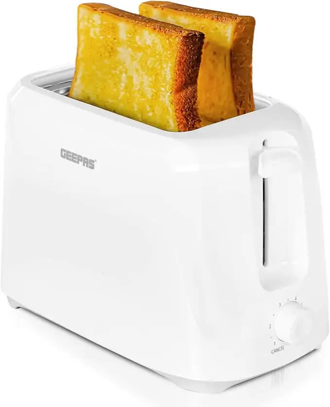 Geepas 2-Slice Bread Toaster, 1pc