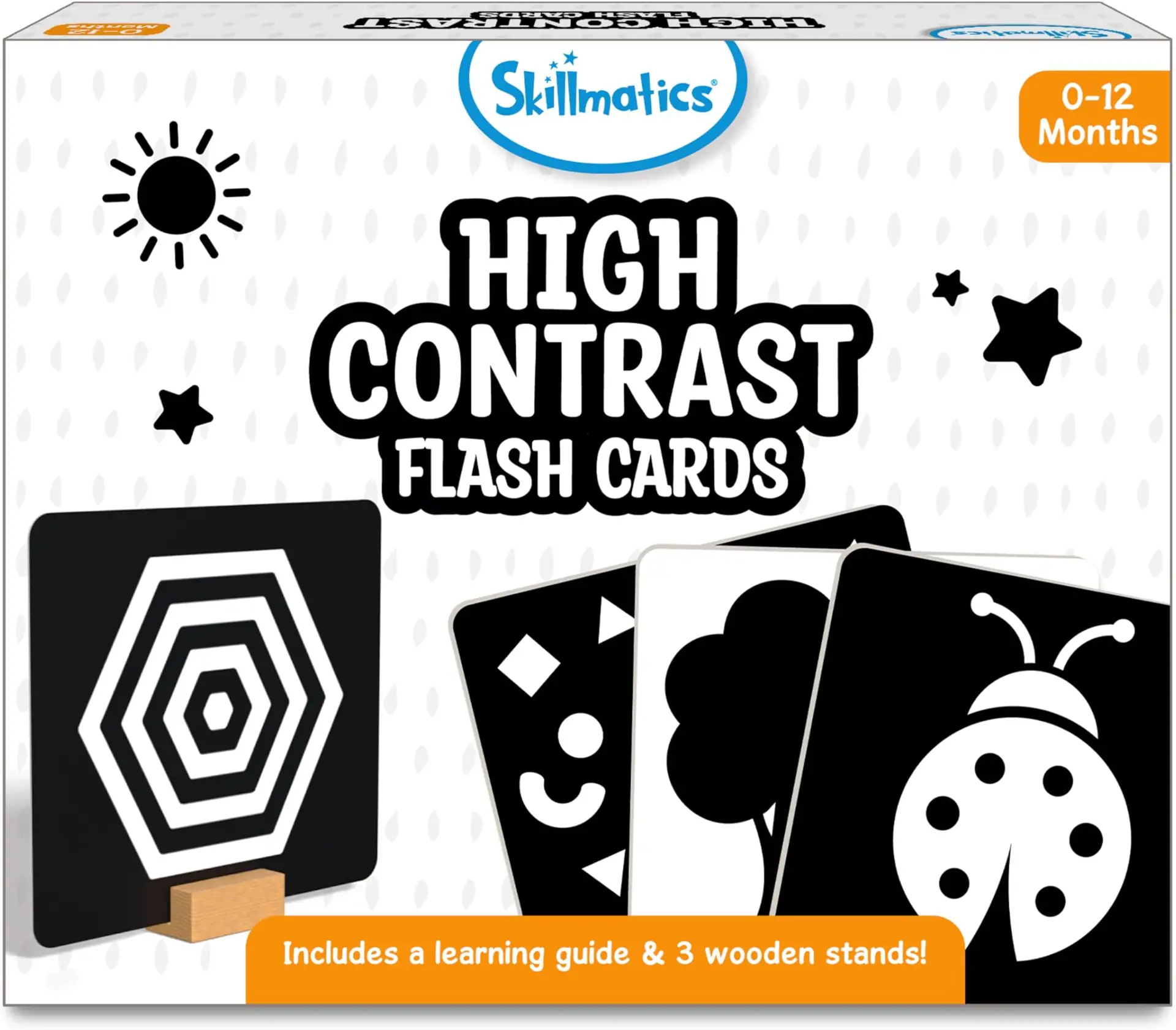 Visual Stimulation Flash Cards for Baby